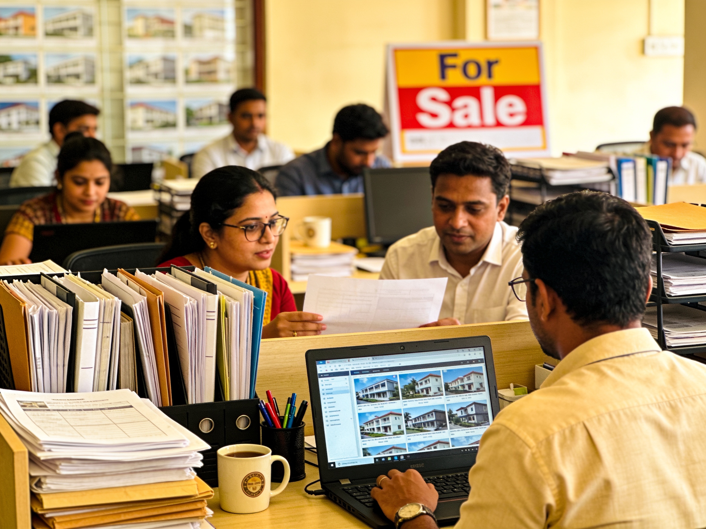 The Property Hub team at work in Kolkata